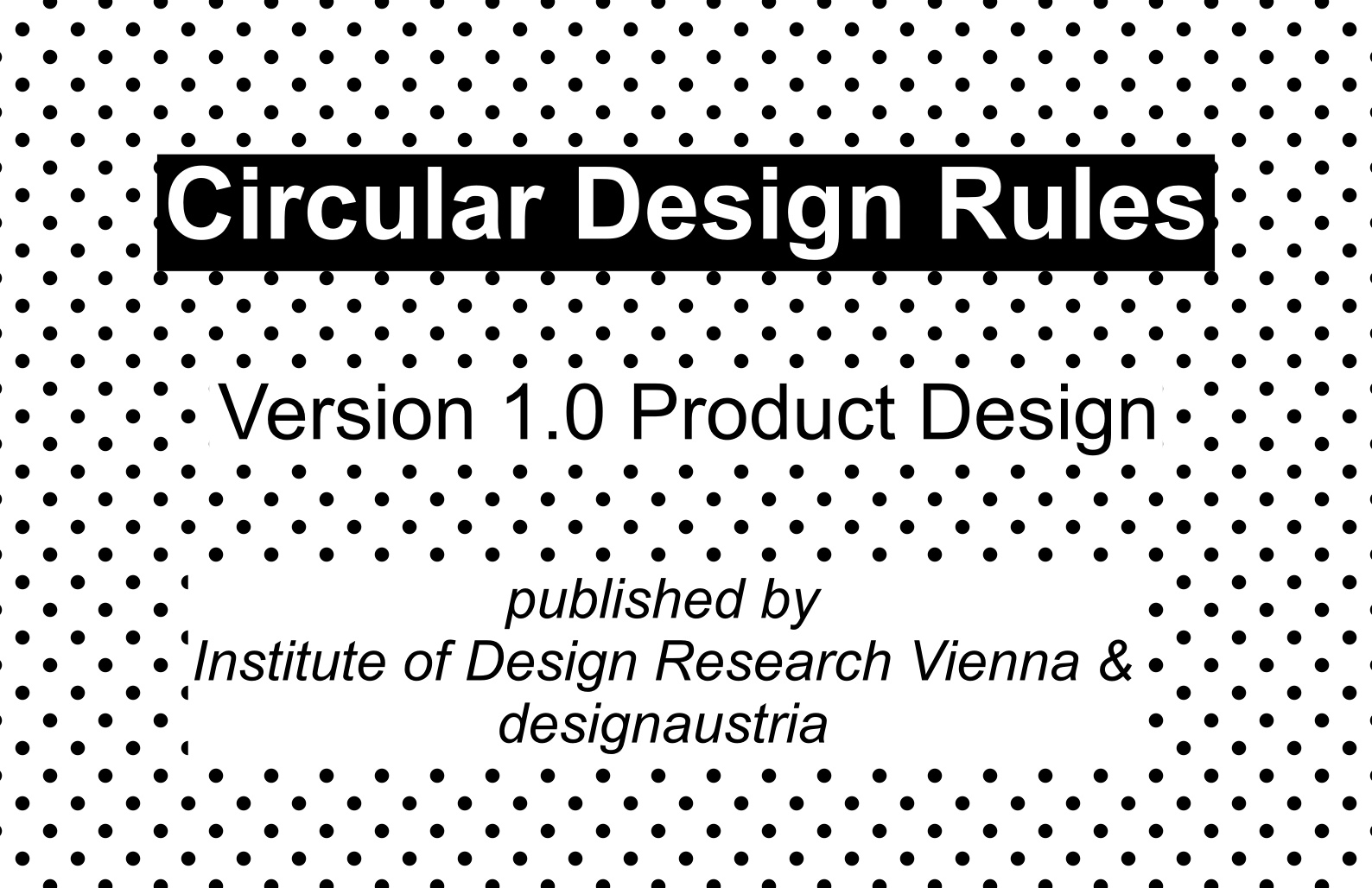 Circular Design Rules